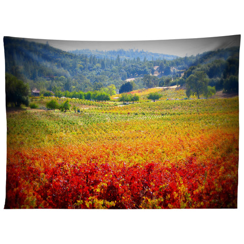 Krista Glavich Autumn Vineyard Tapestry