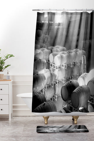 Krista Glavich Barrel Room Shower Curtain And Mat