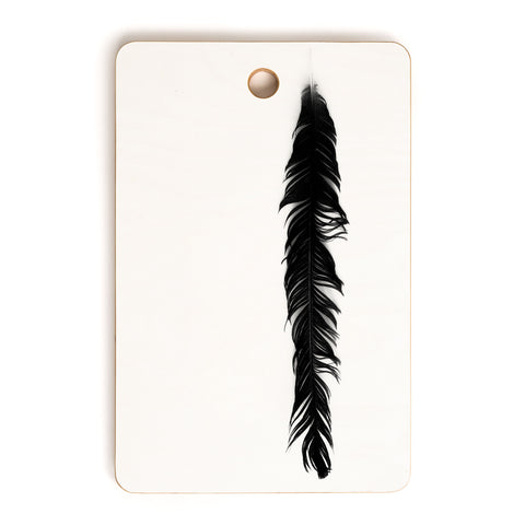 Krista Glavich Black Feather Cutting Board Rectangle