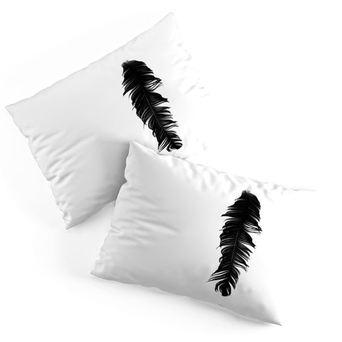 Krista Glavich Black Feather Pillow Shams