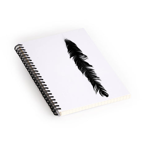 Krista Glavich Black Feather Spiral Notebook