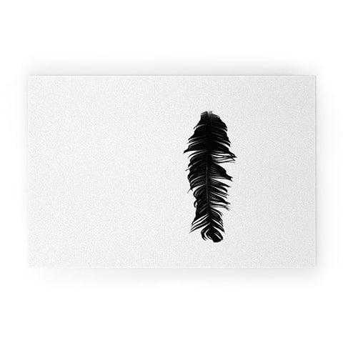 Krista Glavich Black Feather Welcome Mat