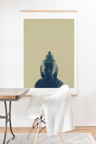 Krista Glavich Blue Buddha Art Print And Hanger