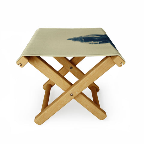 Krista Glavich Blue Buddha Folding Stool