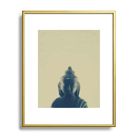 Krista Glavich Blue Buddha Metal Framed Art Print