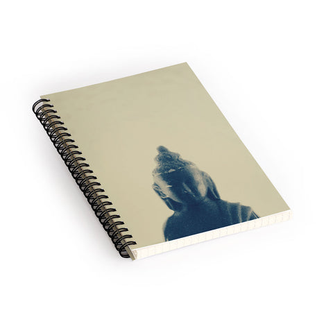 Krista Glavich Blue Buddha Spiral Notebook