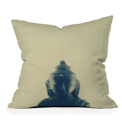 Krista Glavich Blue Buddha Throw Pillow