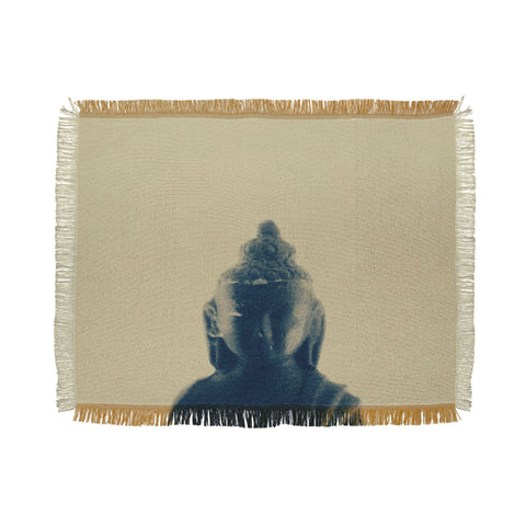 Krista Glavich Blue Buddha Throw Blanket