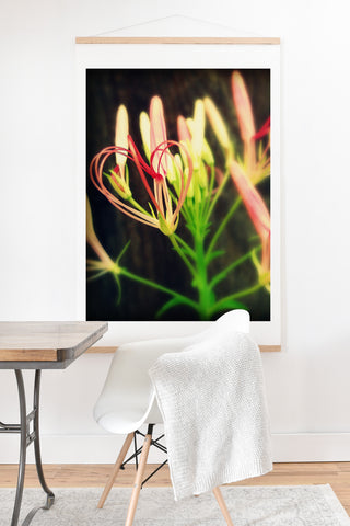 Krista Glavich Cleome Heart Art Print And Hanger