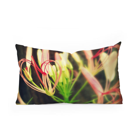 Krista Glavich Cleome Heart Oblong Throw Pillow