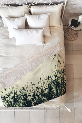 Krista Glavich Grasses Fleece Throw Blanket