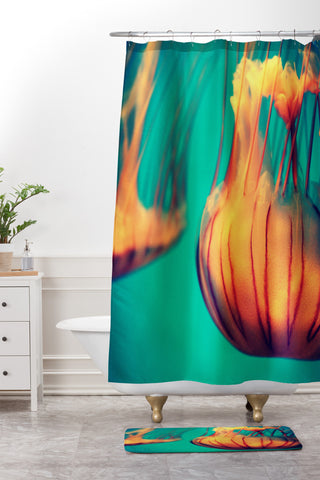 Krista Glavich Jellyfish 12 Shower Curtain And Mat