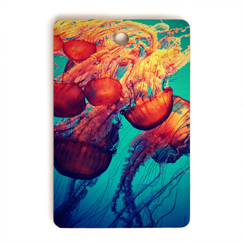 Krista Glavich Jellyfish 7 Cutting Board Rectangle