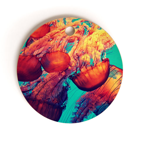 Krista Glavich Jellyfish 7 Cutting Board Round
