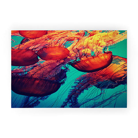 Krista Glavich Jellyfish 7 Welcome Mat