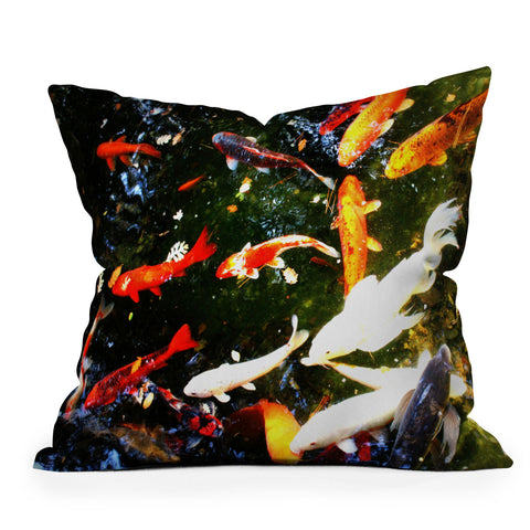 Krista Glavich Koi Pond Throw Pillow