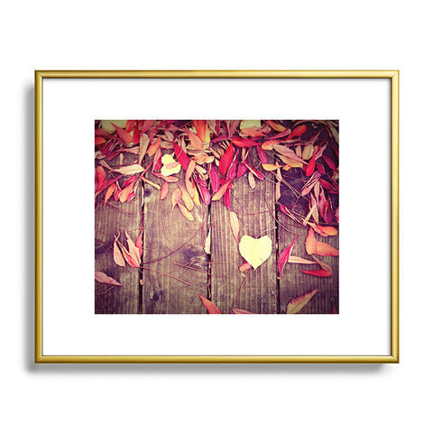Krista Glavich Leaf Love Metal Framed Art Print