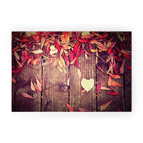 Krista Glavich Leaf Love Welcome Mat