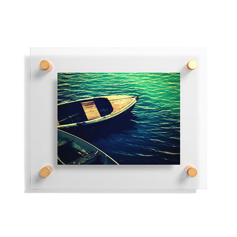 Krista Glavich Monterey Boats Floating Acrylic Print