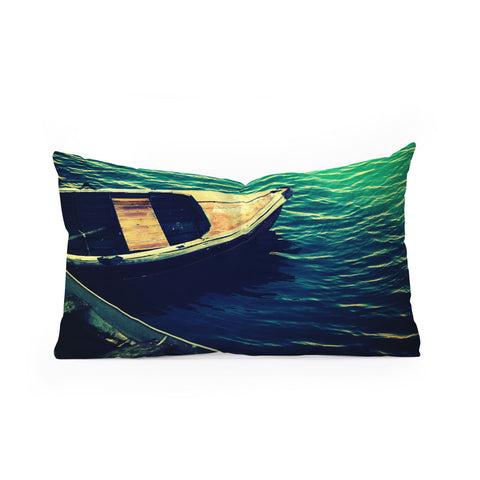 Krista Glavich Monterey Boats Oblong Throw Pillow