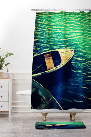 Krista Glavich Monterey Boats Shower Curtain And Mat