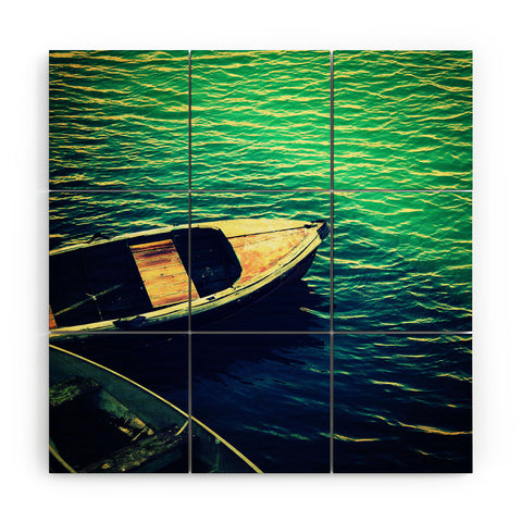 Krista Glavich Monterey Boats Wood Wall Mural