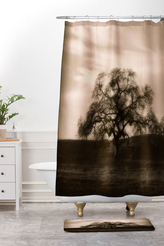 Krista Glavich Oak Shower Curtain And Mat