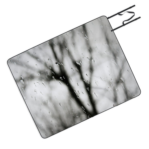Krista Glavich Rainy Window Picnic Blanket