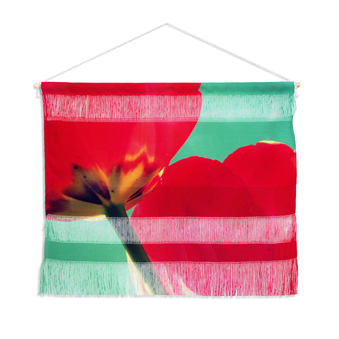 Krista Glavich Tulips and Sky Wall Hanging Landscape