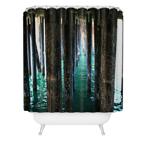 Krista Glavich Under The Pier Shower Curtain