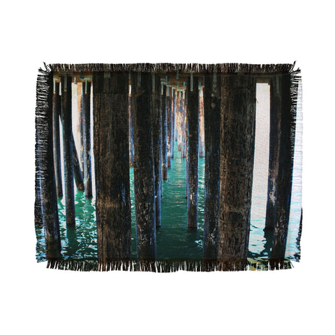 Krista Glavich Under The Pier Throw Blanket