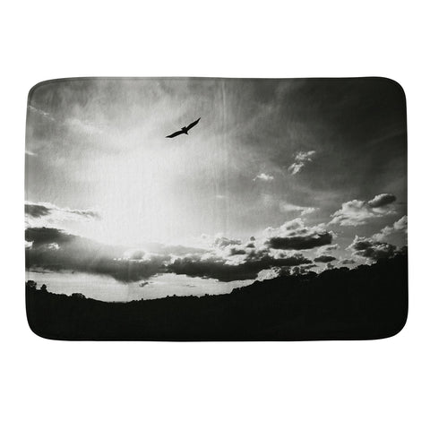 Krista Glavich Vulture Sunset Memory Foam Bath Mat