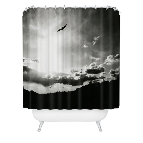 Krista Glavich Vulture Sunset Shower Curtain