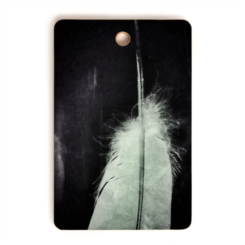 Krista Glavich White Feather Cutting Board Rectangle