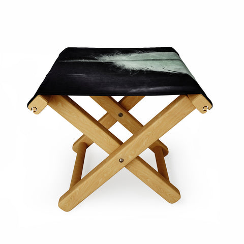 Krista Glavich White Feather Folding Stool