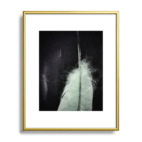 Krista Glavich White Feather Metal Framed Art Print