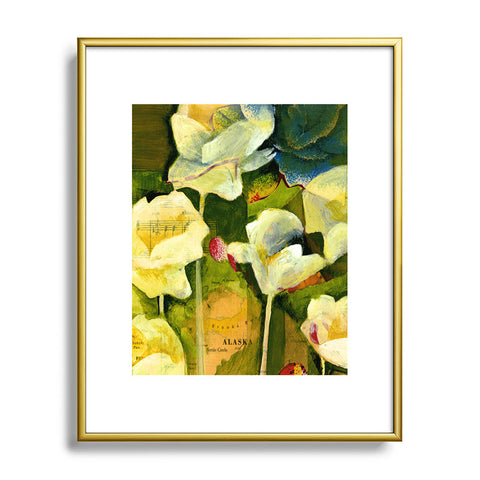 Land Of Lulu Alaska Flowers Metal Framed Art Print
