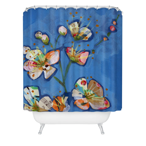 Land Of Lulu Apple Blossoms 1 Shower Curtain