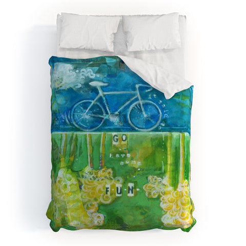 Land Of Lulu Go Have Some Fun Duvet Cover