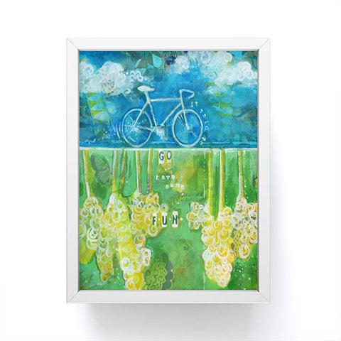 Land Of Lulu Go Have Some Fun Framed Mini Art Print