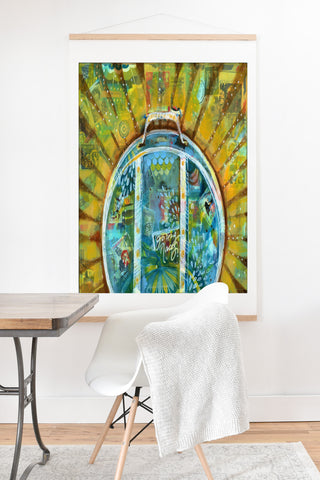 Land Of Lulu Going Places Art Print And Hanger
