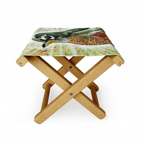 Land Of Lulu Hello Spring Folding Stool
