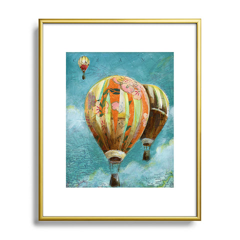 Land Of Lulu Herd Of Balloons 1 Metal Framed Art Print
