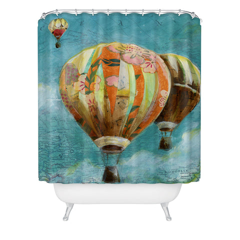 Land Of Lulu Herd Of Balloons 1 Shower Curtain