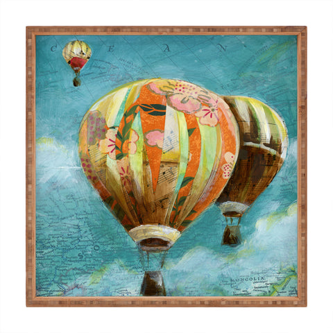 Land Of Lulu Herd Of Balloons 1 Square Tray
