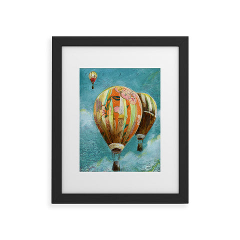 Land Of Lulu Herd Of Balloons 1 Framed Art Print