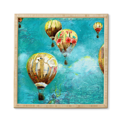 Land Of Lulu Herd Of Balloons 2 Framed Wall Art