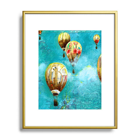 Land Of Lulu Herd Of Balloons 2 Metal Framed Art Print