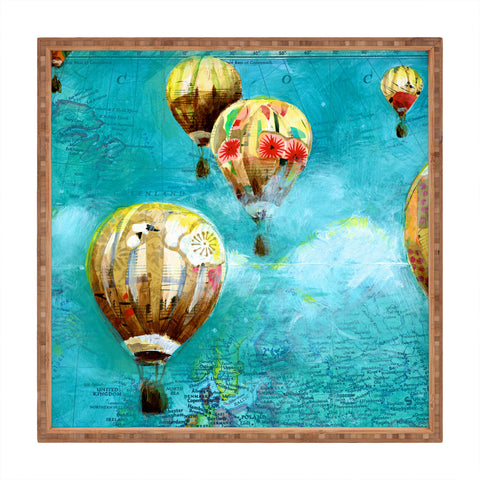 Land Of Lulu Herd Of Balloons 2 Square Tray
