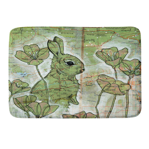 Land Of Lulu Signs Of Spring Memory Foam Bath Mat